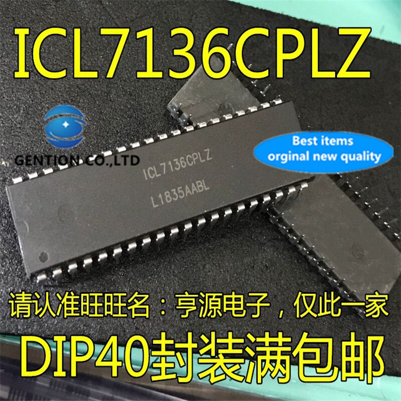 5  ICL7136CPLZ ICL7136 DIP-40 Ƴα-  Ĩ,  , 100% ű  